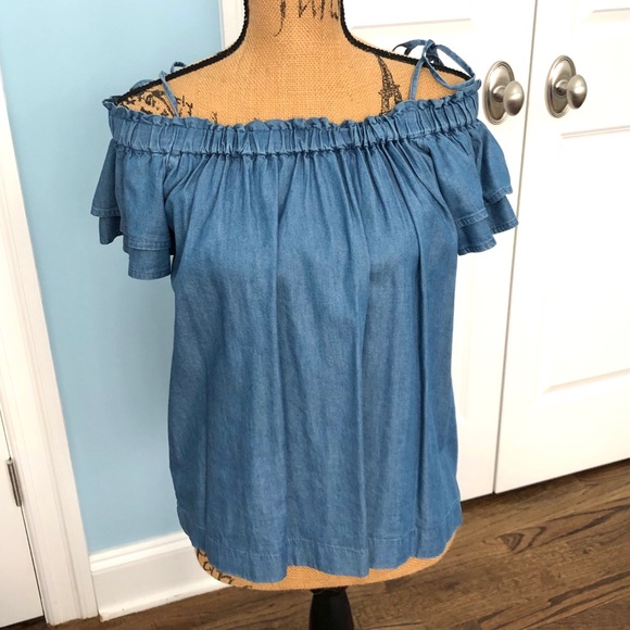 Loft Off-Shoulder Top - Picture 4 of 13